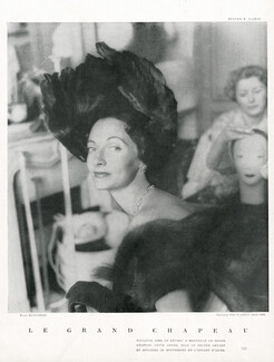 Paulette (Millinery) 1949 Bijoux Boucheron, Photo H. Clarke