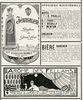 Jerusalem (Parfums Godet), Arôme des Fellahs (Jean de Parys) 1919 Egypt
