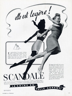 Scandale (Lingerie) 1939 Girdle, Brassiere