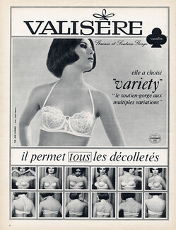 Valisère (Lingerie) 1968 "Variety", Brassiere