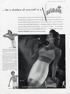 Vassarette (Lingerie) 1951 Panty, Brassiere