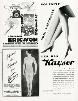 Kayser (Hosiery) & Warner's 1929