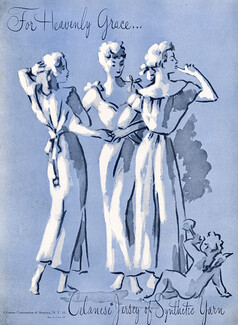 Celanese (Fabric) 1947 Nightgown