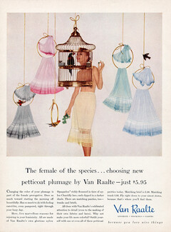 Van Raalte (Lingerie) 1956 Jupons, Petticoat