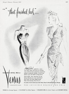 Venus Foundations (Lingerie) 1947 Girdle, Brassiere