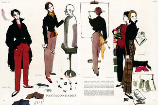 Tom Keogh 1949 Pantalonnades - Christian Dior, Lola Prusac, De Rauch, Balmain, Dessès
