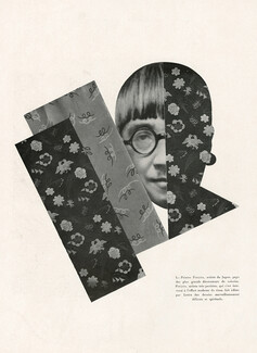 Lesur 1929 Foujita, Gilbert Lesur, Textile Design