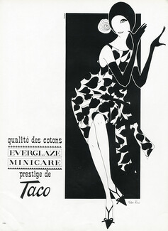 Taco (Fabric) 1962 Summer Dress, Walter Albini