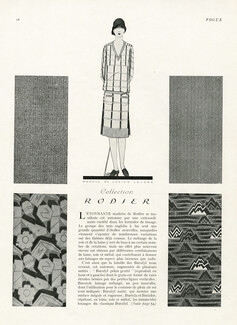 Rodier (Fabric) 1925 Fashion Lucien Lelong, Douglas Pollard