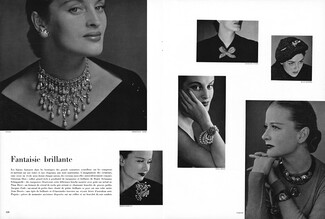 Bijoux Fantaisie 1950 Christian Dior (Roger Scémama), Schiaparelli, Fath, Dessès, Nina Ricci, Paquin
