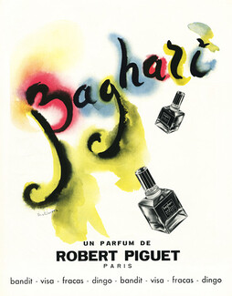 Robert Piguet (Perfumes) 1950 Baghari, Bouldoires