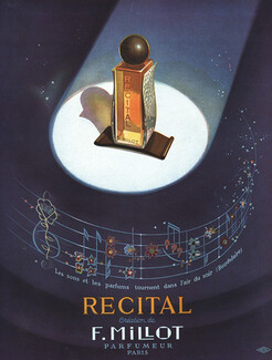 Millot (Perfumes) 1941 Récital, Felix Agostini