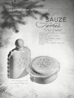 Sauzé (Perfumes) 1941 Sèvres, Flacon Manufacture de Sèvres