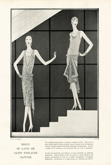 Yteb & Paul Caret 1927 Lame of satin, Evening Gown, Reynaldo Luza