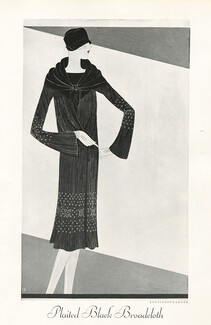 Louiseboulanger 1927 Coat, Collar little shawl, Reynaldo Luza