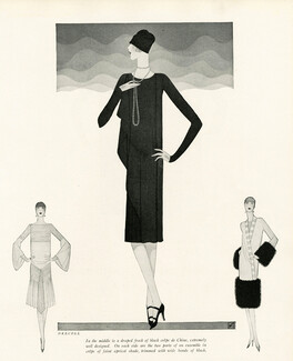 Drecoll 1927 Black dress, Reynaldo Luza