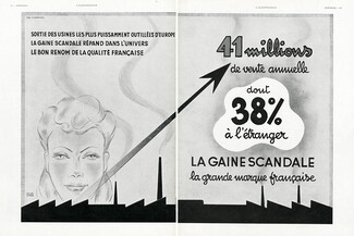 La Gaine Scandale 1940 M. S. De St Marc