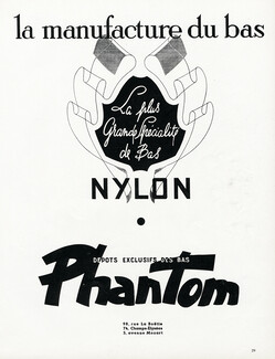 Phantom (Hosiery) 1950 Nylon