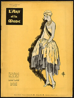 L'Art et la Mode 1927 N°12, Jeanne Lanvin, A. Soulié, 32 pages