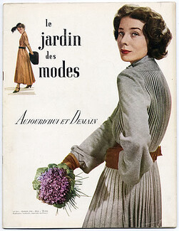 Le Jardin des Modes 1948 N°314, Jeanne Lanvin, Schiaparelli, Jacques Fath, Christian Dior, Marcelle Dormoy, Hermès, Véra Boréa, Carven