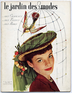 Le Jardin Des Modes 1948 N°315, Legroux Soeurs (Millinery), photo Harry Meerson, 56 pages