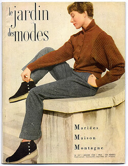 Le Jardin des Modes 1950 N°337, Jacques Griffe, Schiaparelli, 60 pages