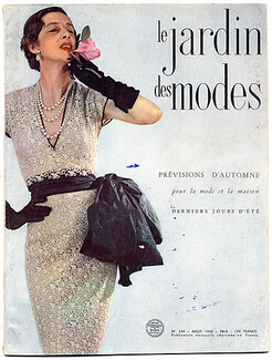Le Jardin des Modes 1950 N°344, Dognin, Photo Sante Forlano, Krivitzki, 48 pages