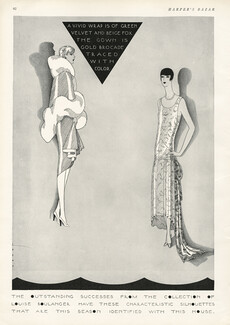 Louiseboulanger 1927 Raymond Loewy, Fox Coat, Evening Gown