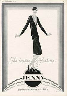 Jenny 1927 Jean Pagès, Label Champs Elysées, Paris