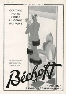 Béchoff 1927 Fashion Illustration