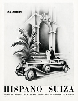Hispano Suiza 1934 Automne, René Ravo