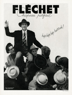 Fléchet (Men's Hats) 1948 Photo Gorski-Triora