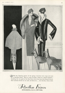 Revillon 1927 Fur Coat, Dogs