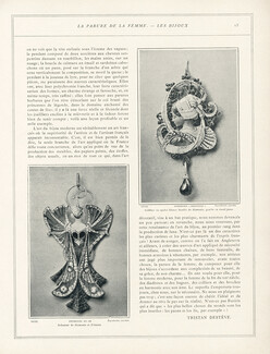 Vever 1901 Pendentif "Bretonne" Art Nouveau Style