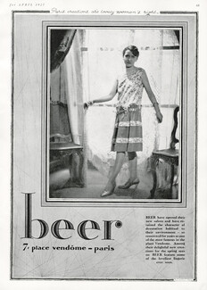 Beer 1927 Summer Dress, 7 place Vendôme, Paris