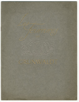 Les Fourrures de Grunwaldt (Album 10 pages photos couleur) 1913 Fur capes, Coats, Muffs, 24 pages