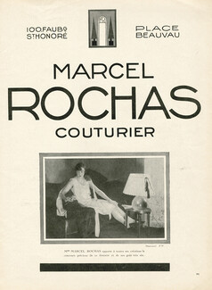 Marcel Rochas 1926 Mrs Marcel Rochas, Ph. Manuel Frères, 100 Faubourg St Honoré, Place Beauvau, Paris