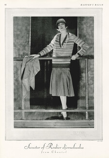 Chantal 1927 Rodier sweater, Photo Demeyer