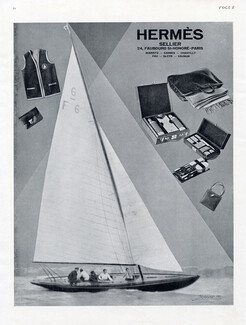 Hermès (Travel Goods) 1928 Vanity Case, Sailboat