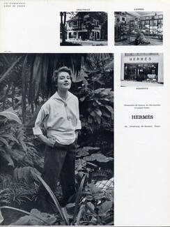 Hermès (Sportswear) 1950 Stores Deauville, Cannes and Biarritz