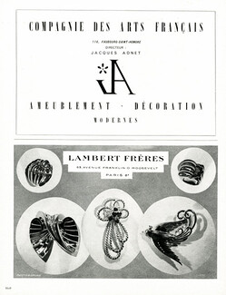 Lambert Frères (Jewels) 1946 Clips, Photos Koruna