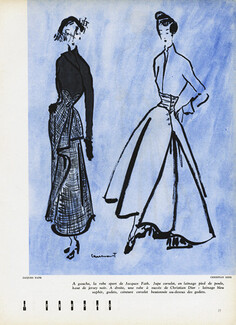 Jacques Fath & Dior 1948 Robes à Godets, Caumont