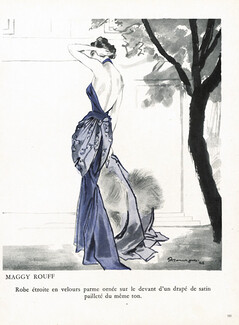 Maggy Rouff 1948 Evening Dress Pierre Mourgue