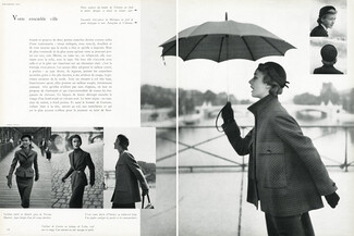 Molyneux (parapluie Védrenne) 1950 Tristan Maurice, Carven, Hermès, Photo Robert Randall