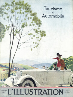 André Edouard Marty 1934 Tourisme et Automobile, Cover