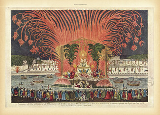 Feux d'Artifice - Fireworks 1947 Place de Louis XV