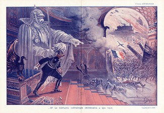 Henri Lanos 1915 Et la Babylone germanique s'écroulera à son tour, World War I