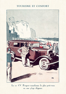 Peugeot 1928 Roubille Normandie Seashore