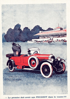 Peugeot 1926 Course de chevaux, Roubille