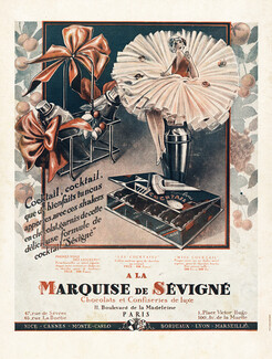 Marquise de Sévigné 1929 Coffret Cocktail, Miss Cocktail Doll, R. Coucheney